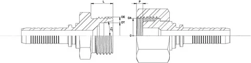 Filetage Metrique Gaz Cone 24